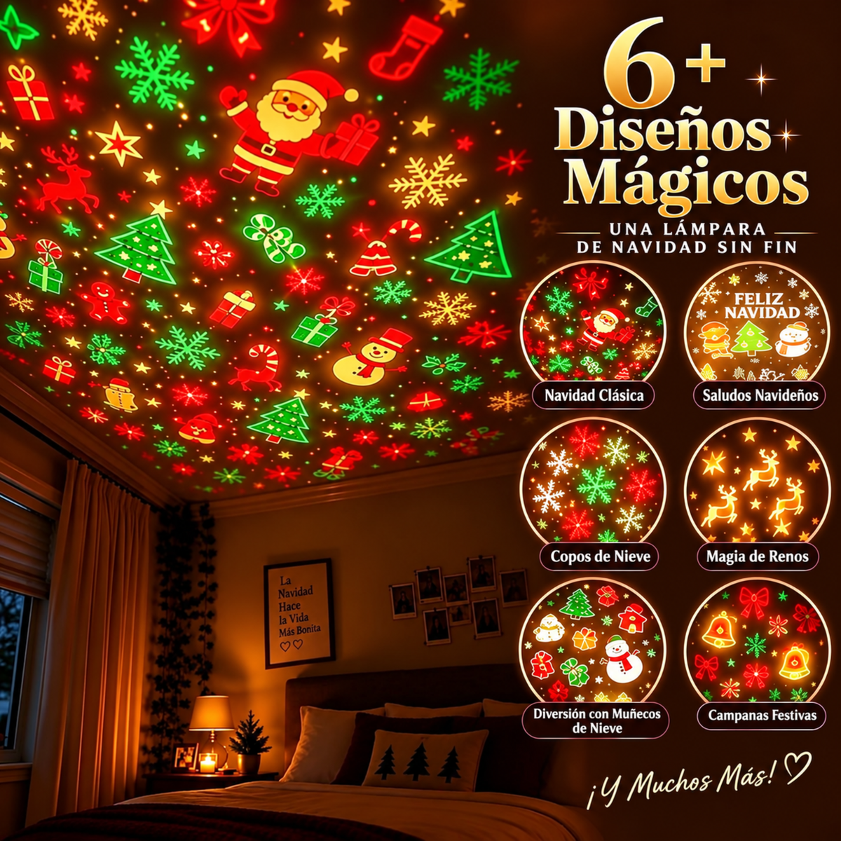 Proyector de Navidad Mágico